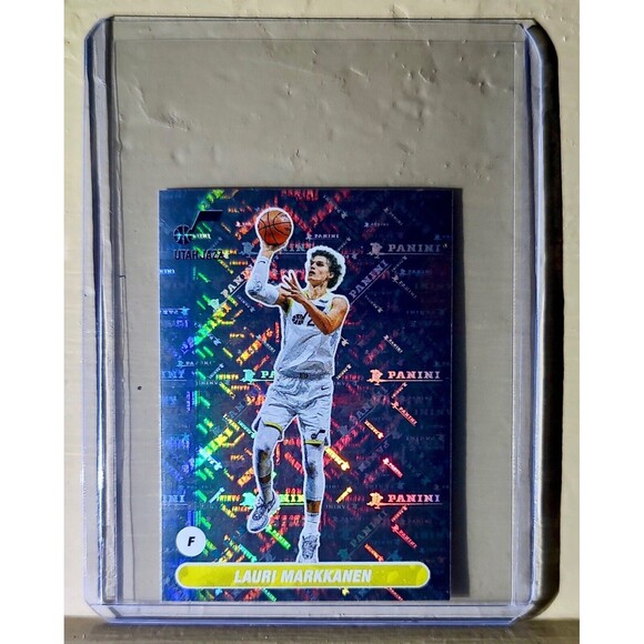 2023-24 Lauri Markkanen Panini NBA Basketball #479 Sticker Utah Jazz - Picture 1 of 2